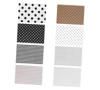 FUNOMOCYA 80 Sheets Ultra Thin Black and White Wrapping Paper Gift Box Liner for DIY Flower Bouquets and Creative Packaging Unique Patterns for Gift Wrap Shoe Clothing and Party Decorations