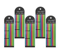 FUNOMOCYA 80pcs Fluorescent Highlighter Tape for Books with 12 Short and 4 Long Sticky Index Tabs, Reusable Page Markers for Annotation and Reading Notes, Office and School Supplies