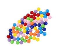 FUNOMOCYA 80pcs Miniature Plastic Game Beads Replacement Tiny Balls for Desk Games Educational Logic Training with Vibrant Colors for Family Fun and Creativity Development
