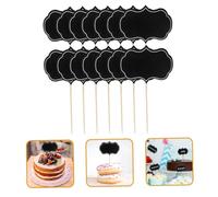 FUNOMOCYA 80pcs Writable Chalkboard Food Markers Cheese Labels for Wedding Buffet Cupcakes Bread Dessert Identification Tags Party Food Signs