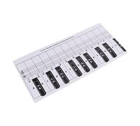 FUNOMOCYA 88-key Standard Piano Keyboard Practice Paper 1:1 Scale Comparison Chart for Beginner Finger Exercises, Portable Piano Keyboard Teaching and Sound Reference Sheet