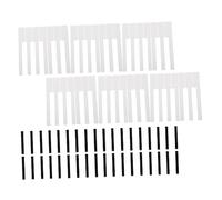 FUNOMOCYA 88pcs Piano Keytops Replacement Kit Matte Black White Keys 88-note Keyboard Tools for Upright and Grand Pianos Professional