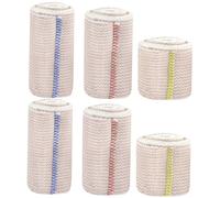 FUNOMOCYA 8pcs Adjustable Elastic Compression Wraps with Self-Adhesive Paste for Wrist Ankle Knee Arm Leg Breathable Lightweight Sports Fitness Bands