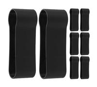 FUNOMOCYA 8pcs Hiking Stick Binding Sleeve Clips for Walking Sticks and Crutches, 1 Inch Cane Carrier Buckles, Secure Clamp Accessories for Outdoor Hiking, Traveling, and Mobility Support