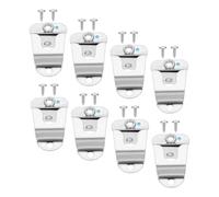 FUNOMOCYA 8pcs Microphone Hook Car Mic Mount Holders Mic Hangers Clips Microphone Hooks Compatible Holder for Car Clip for Stands Hanger for Radio Accessories