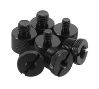 FUNOMOCYA 8pcs Microphone Stand Adapter Clips, Aluminium Alloy Mic Holder for Stand, Stable Adjustable Mount for Boom Arm, Desk Setup, Public Speaking and Live Streaming