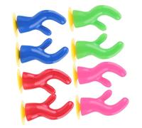 FUNOMOCYA 8pcs Motorcycle Helmet Antler Decorations with Suction Cups Color Green Red Pink Blue Cute Helmet Accessories for Adults Unique Compact Design for Bike