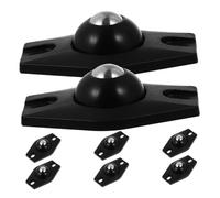 FUNOMOCYA 8pcs Self Adhesive Mini Swivel Caster Wheels Smooth Rotation Furniture and Appliance Movers Heavy Duty Load Bearing for DIY Projects and Home Organization