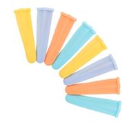FUNOMOCYA 8pcs Silicone Popsicle Molds Star Shaped Popsicle Molds DIY Ice Cream Homemade Ice Cream Star Shaped Pop Silicone Pop Silica Gel