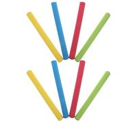 FUNOMOCYA 8pcs Soft Sponge Track Relay for Sports Race Competition Training Washable and Fade-resistant Team Passing Sticks for School Field Athletics and Athlete Running Equipment