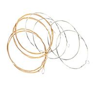 FUNOMOCYA 8pcs Strings Replaceable Mandolin Strings Standard Tension Steel Strings for Mandolins Sound and Rich Resonance Accessory for Musicians