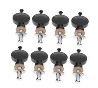 FUNOMOCYA 8pcs Ukulele Replacement Tuning Pegs with Straight Rod Design Ergonomic Small Round Knobs for Accurate Stable Sound Quality Suitable for Acoustic Guitar Bass Upgrading