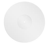 FUNOMOCYA Acrylic Record Mat Turntable Slipmat White for Vinyl Record Player Mat
