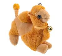FUNOMOCYA Adorable Plush Camel Soft Stuffed Animal for Backpack Hanging Ornament Companion Doll Themed Decorative Gift