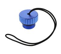 FUNOMOCYA Air Gas Valve Protector Cap Metal Diving Tank Cover Blue Threaded Plug for Scuba Regulator and Equipment