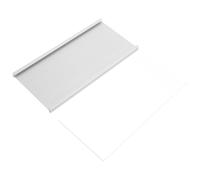FUNOMOCYA Aluminum Alloy Office Door Sign 12x24cm, Wall-mount Name Plate for Employee Workstation, Metal Door Identification Plate with Adhesive for Office and Conference Rooms