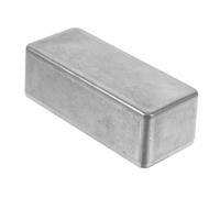 FUNOMOCYA Aluminum Box DIY Guitar Pedal Enclosure Aluminum Project Box Safe Storage Silver Metal Stomp Container Easy Accessibility for Internal Components