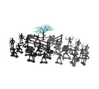 FUNOMOCYA Ancient Military Soldier Models Plastic Miniature Soldiers for Boys Realistic Vintage Roman War Figures and Safe Collectible Decoration