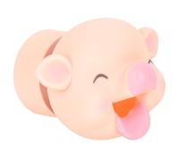 FUNOMOCYA Animal Shaped Kids Faucet Extender in Pink Silicone with Softened Water Flow to Teach Good Habits, Cartoon Design Sink Faucet Extension for Child Bathroom Hand Washing