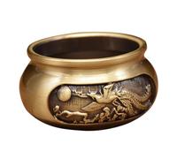 FUNOMOCYA Antique Bronze Incense Holder for Sticks Retro Censer Burner Holder Home Fragrance Decor for Tea Ceremony