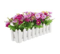 FUNOMOCYA Artificial Daisy Flowers for Outdoor and Indoor Wedding Decor Lifelike Potted Plant for Garden Porch Patio Home Decoration UV Resistant Fake Flowers for Lasting Beauty