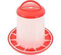 FUNOMOCYA Automatic Chick Feeder Poultry Feeder Plastic 3kg Thick Covered Feed Trough for Chicken Farming and Poultry Feeding