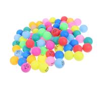 FUNOMOCYA Bingo Game Balls 1-100 Numbered 100Pcs 4Cm Small Plastic Spheres for School Activities and Party Entertainment