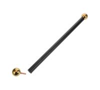 FUNOMOCYA Black Metal Outdoor Lamp Post Cross Arm Rest Sturdy Adjustable Light Rod Bracket for Garden Patio Nighttime Ambiance Enhancement