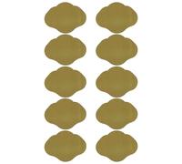 FUNOMOCYA Blank Navel Patches 10pcs Green 15x20cm Portable Slimming Stomach Labels for Obesity Group Household Use