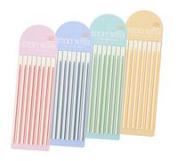 FUNOMOCYA Book Highlighter Tape Strips for Books Transparent Neon Colored Page Markers with Ultra-fine Sticky Tabs for Annotating and Organizing Notes in Office and School Use