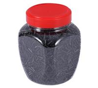 FUNOMOCYA Box of Black Nylon Badminton Racket Guard Tubes with Dual Nail Eyelets 2.6X7.9Mm, Badminton Accessories for Sports Supplies and String Protection in Team Sports