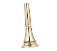 FUNOMOCYA Brass Horn Mouthpiece, Pure Brass Musical Instrument Accessory, Gold Tone Replacement for Horn Players Suitable for Beginners and Professionals
