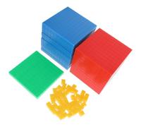 FUNOMOCYA Bright Color Math Counting Cube Model Educational for Safe Smooth Edges Teaching Aid for Logical Thinking Development Hand-eye Coordination Primary School Learning Tool