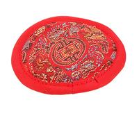 FUNOMOCYA Buddhist Sound Bowl Pad Handmade Tibetan Cushion for Meditation and Relaxation Wool Base Essential Accessory for Practicing Buddhism for Friends and Festivals
