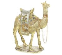 FUNOMOCYA Camel Ornament Resin Statue 8.66X6.69X2.76 Inch Middle East Classical Decor for Home Office Bookshelf Tabletop