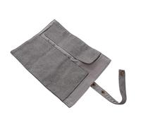 FUNOMOCYA Canvas Watch Organizer Carrying Case for Watches with Solid Colour Design Washable and Rolls up Neatly for Short or Long Journeys the Go