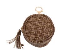 FUNOMOCYA Car Key Pouch with Tassel Lightweight Coin Purse Key Holder Versatile Design Coins Small Items Chic Accessory for Travel Home Office Use