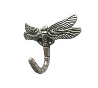 FUNOMOCYA Cartoon Dragonfly Coat Hanger Wall Hook Zinc Alloy Strong Bearing Weight Coffee Colour Suitable for Living Room and Hotel Use