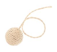 FUNOMOCYA Cat Sisal Ball with Bells Jute Rope Cat Climbing Frame Accessory for Indoor Cats Tail Ball Replacement Interactive