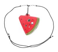 FUNOMOCYA Ceramic 6-hole Watermelon Ocarina with Lanyard, Portable Beginner Practice Wind Instrument for Children and Students, Creative Folk Music Gift for Boys and Girls Random Color