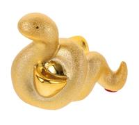 FUNOMOCYA Ceramic Snake Shaped Piggy Bank Cute Saving Box Money Jar Unique Animal Coin Container Decorative Snake Statue for Office and Home Desk
