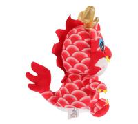 FUNOMOCYA Chinese Dragon Doll Plush Sitting Mascot Cute Red Stuffed Dragon for Year and Home Decoration for Holiday Celebration