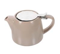 FUNOMOCYA Chinese Style Ceramic Teapot Infuser Teapot for Loose Leaf Tea Heat Resistant Smooth Finish for Home and Office Use Glazed Half Design