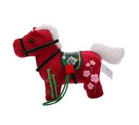 FUNOMOCYA Chinese Zodiac Horse Plush Soft Cuddly Stuffed Animal for Home Decor Symbol of Prosperity and Courage Soft Plush Material Detailed Craftsmanship for Year Celebration