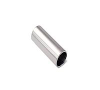 FUNOMOCYA Chromed Steel Guitar Slide Durable Finger Tube for Electric Acoustic Guitars Enhanced Sustain Intonation Smooth Edges for Comfortable Playing Bass Accessory