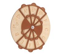 FUNOMOCYA Circle of Fifths Wheel Music Theory Disc for Guitar Piano Ukulele Portable Chord Progression Trainer Tool Compact Wooden Melody Aid for Students and Adult Beginners