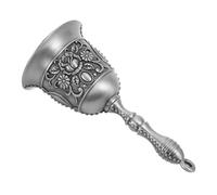 FUNOMOCYA Classic Metal Hand Bell with Ergonomic Handle Portable Ringing Bell for Teachers Kitchen Restaurant Pet Training Relaxation and Service Use