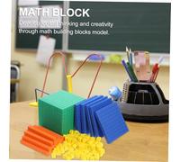 FUNOMOCYA Colorful EVA Math Learning Cubes for Base Ten Counting Blocks Educational Manipulatives for Elementary School Math Practice and Problem Solving Interactive for Boys