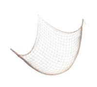 FUNOMOCYA Colorful Mediterranean Style Fishing Net Wall Hanging Decor Creative Photo Props for Bedroom Living Room Material Nautical Themed Display for Home and Parties