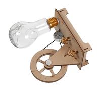 FUNOMOCYA Creative Hand Crank Generator Science Kit for Students DIY Assembly Model for Electricity Experiment Portable Manual Generator for Stem Learning and Fun